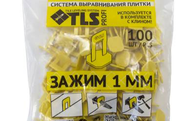 Зажимы TLS 1 мм 100 шт